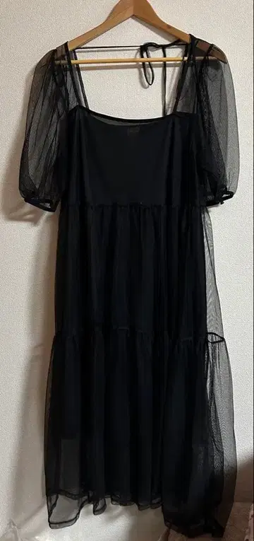 [H&M] 시스루 롱 원피스