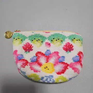 페이러 꽃무늬 후르츠 패턴 파우치