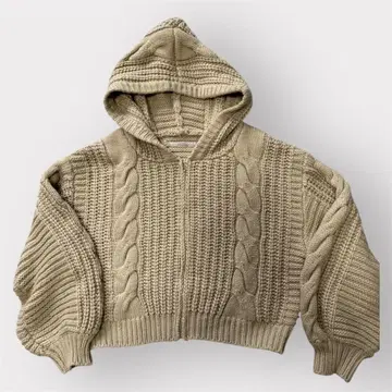 Nice Clair 후드 부착 니트