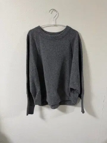 Spick and Span 그레이 긴팔 스웨터 울