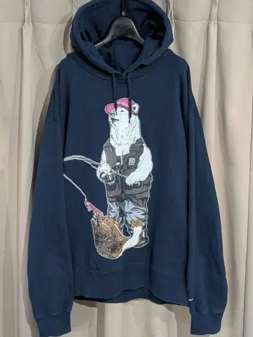 go slow carcvan x DUO 히라메곰 낚시 후드티 5