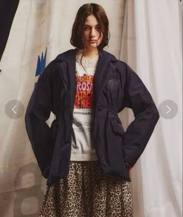 더블 스탠다드 클로징 테일러드 다운 재킷 36