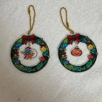 드래곤 퀘스트 아일랜드 흔들흔들 리스 아크릴 키링 2개 세트