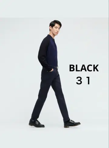 UNIQLO +J 셀비지 슬림핏 스트레이트 청바지 31 블랙