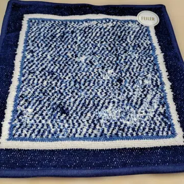 FEILER 기하학 패턴 손수건 약 25cm