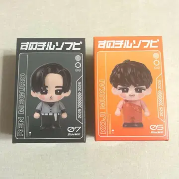 스노치루 소프트 비닐 메구로 렌 무카이 코지 세트 SnowMan ON