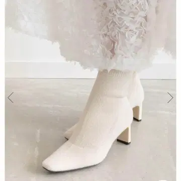 RANDA 모헤어 라이크 니트 숏부츠 LL