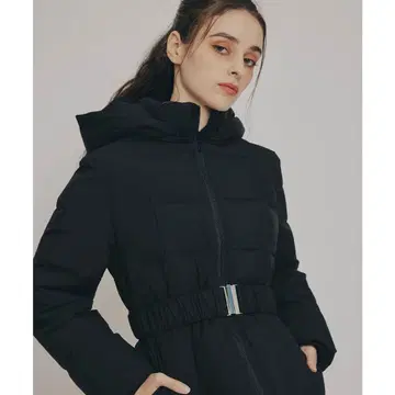 REDYAZEL 블랙 다운 자켓