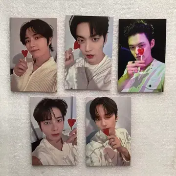 TXT LOVE LANGUAGE 한국 공개방송 사전투표 포토카드 5장