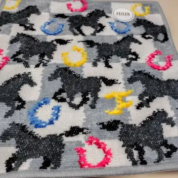 FEILER 말 패턴 손수건 약 25cm x 25cm