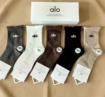 alo 리브 삭스 5족 세트