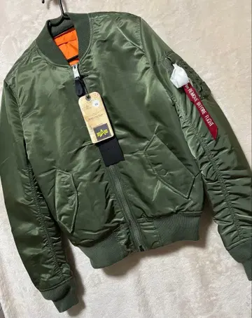 AHPHA [알파] MA-1 슬림핏 플라이트 자켓