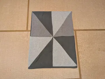 지오메트릭 니트 스톨