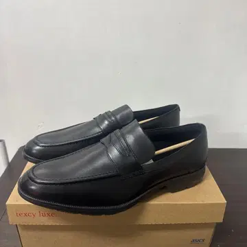 텍시 럭스 비즈니스 슈즈 천연 가죽 TU-7775 블랙