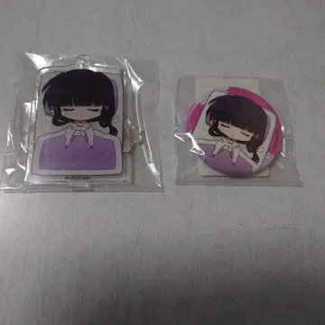 이누야샤 DMM 스크래치 복권 스리부 아크릴 키링 캔뱃지 키쿄