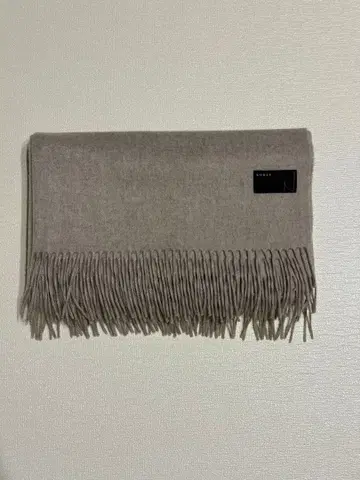 Noble 캐시미어 스톨 베이지