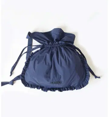 holiday supplex nylon ruffle aplon bag