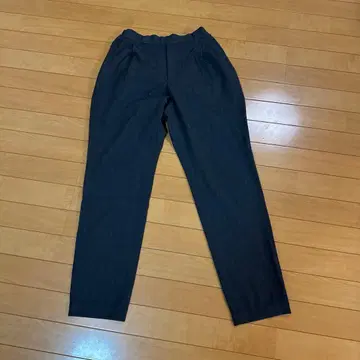 [ UNITED TOKYO ] 스트레치 다크 그레이 슬랙스 허리밴딩