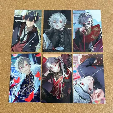 니지산지 쿠츠하 랜덤 사진풍 카드 6종 세트