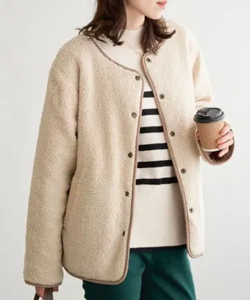 ikka 리버서블 퀼팅 자켓