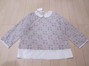 미사용 nesessaire (네세세아) 총자수 8부 소매 티셔츠 F