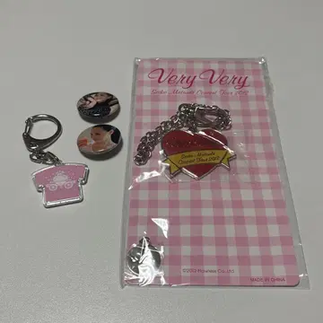 마츠다 세이코 키링 캔뱃지 세트