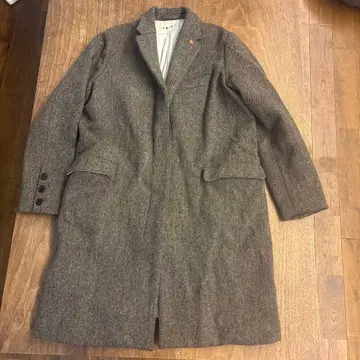 UNIFY 브라운 체스터 코트