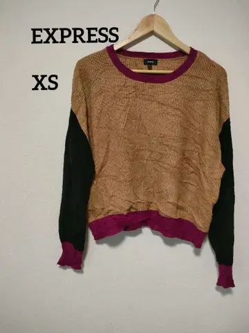 EXPRESS 긴팔 니트 스웨터 [ XS ] 여성용 상의