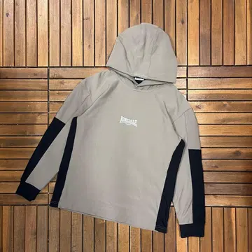 LONSDALE 스트레치 맨투맨 후드티 후디 리플렉터 로고