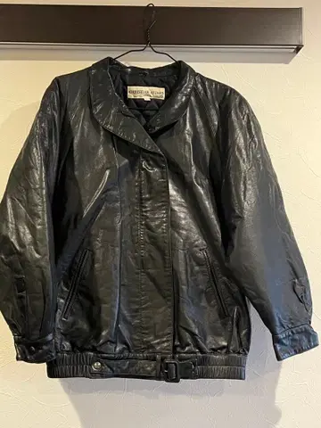 블랙 가죽 자켓 남성용