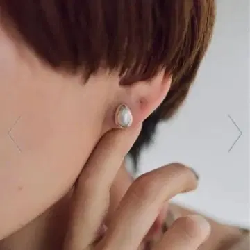 ear PAPILLONNER 스털링 실버 물방울 담수 진주 귀걸이