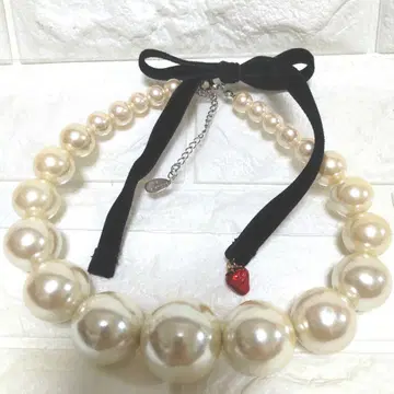 complex biz 빅볼 펄 목걸이