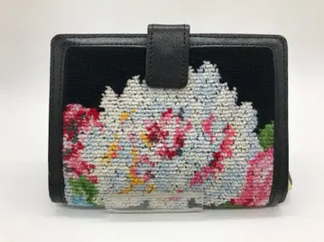 FEILER 꽃무늬 자수 접이식 지갑