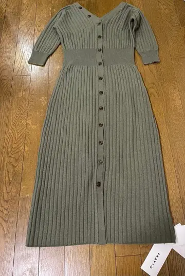 최종 가격! 택 포함 프레이 아이디 니트 롱 원피스 캐시미어 혼방