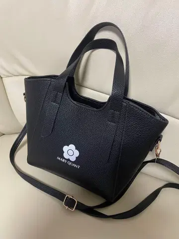마리콴트 핸드백 숄더백 블랙