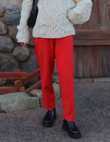 CAVEZA ROSSO 니트 팬츠 38