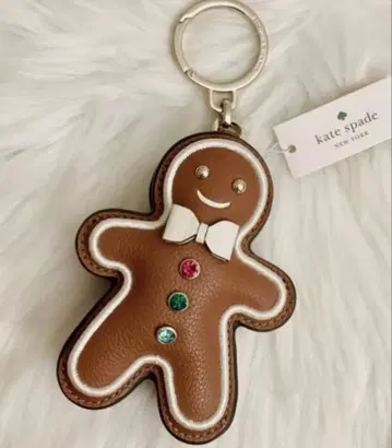 kate spade 한정판 진저브레드맨 키링 크리스마스