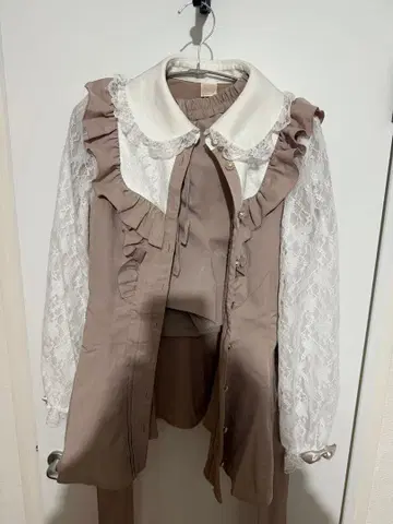 Secrethoney 셋업 핑크 긴팔