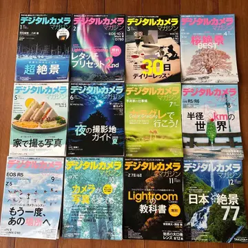 디지털 카메라 2020년 1월~12월호 세트 잡지
