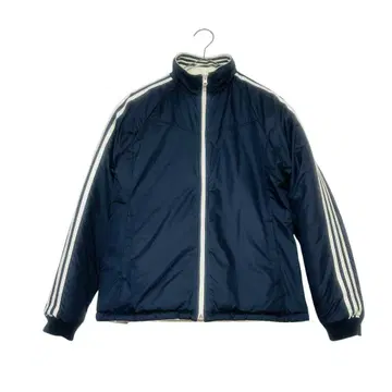 [ adidas ] 아디다스 점퍼 블루종 리버서블 로고 자수 삼선