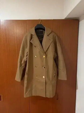 Mackintosh 골드 버튼 울 코트 34