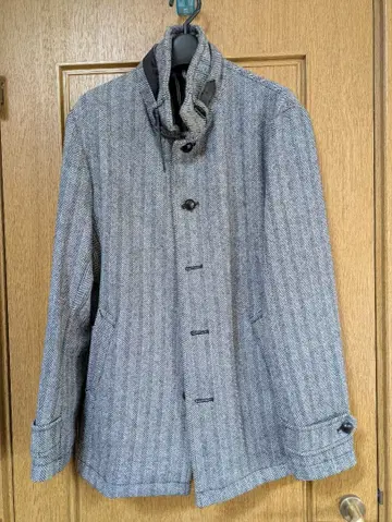 Men's Bigi 남성용 스탠드 카라 울 코트