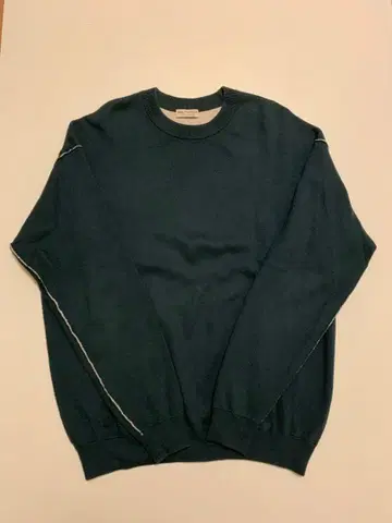 BEAUTY&YOUTH 다크 그린 크루넥 스웨터 S 사이즈