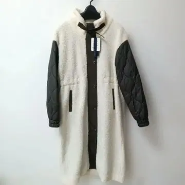 보아 퀼팅 롱 코트 BLUE FRONCE L 택 포함 새상품 배송비 포함