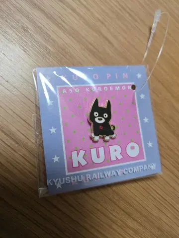 핀 배지 JR 규슈 쿠로짱 KURO 스와로브스키 SWAROVSKI
