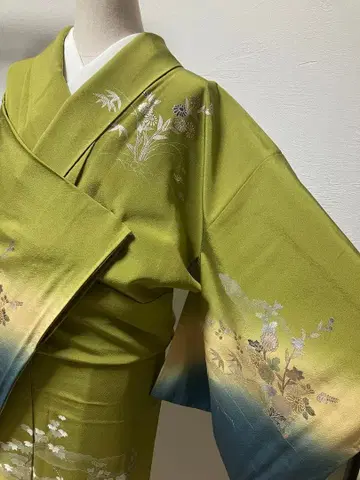 호몬기 새상품급 고전 문양 그라데이션 기장 157