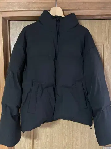 블랙 다운 자켓