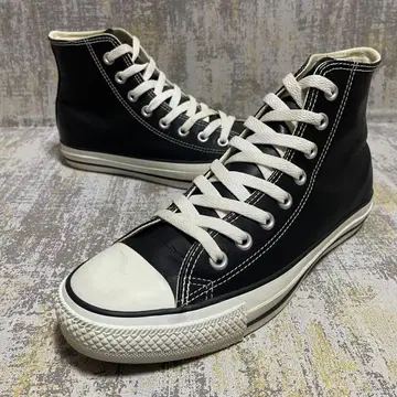 단종 컨버스 CONVERSE 올스타 가죽 [ 25.5 ] 블랙