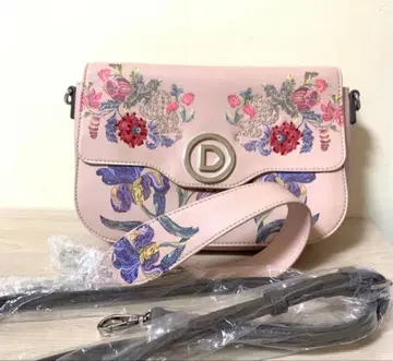 데시구알 꽃무늬 백 숄더백 핑크