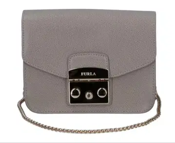 FURLA 메트로폴리스 그레이지 숄더백 체인